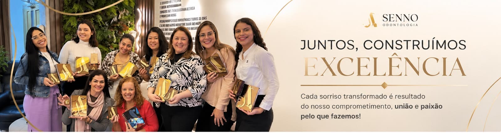 Juntos, construímos excelência — A. Senno Odontologia