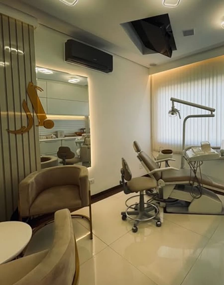 Sala de atendimento da A. Senno Odontologia