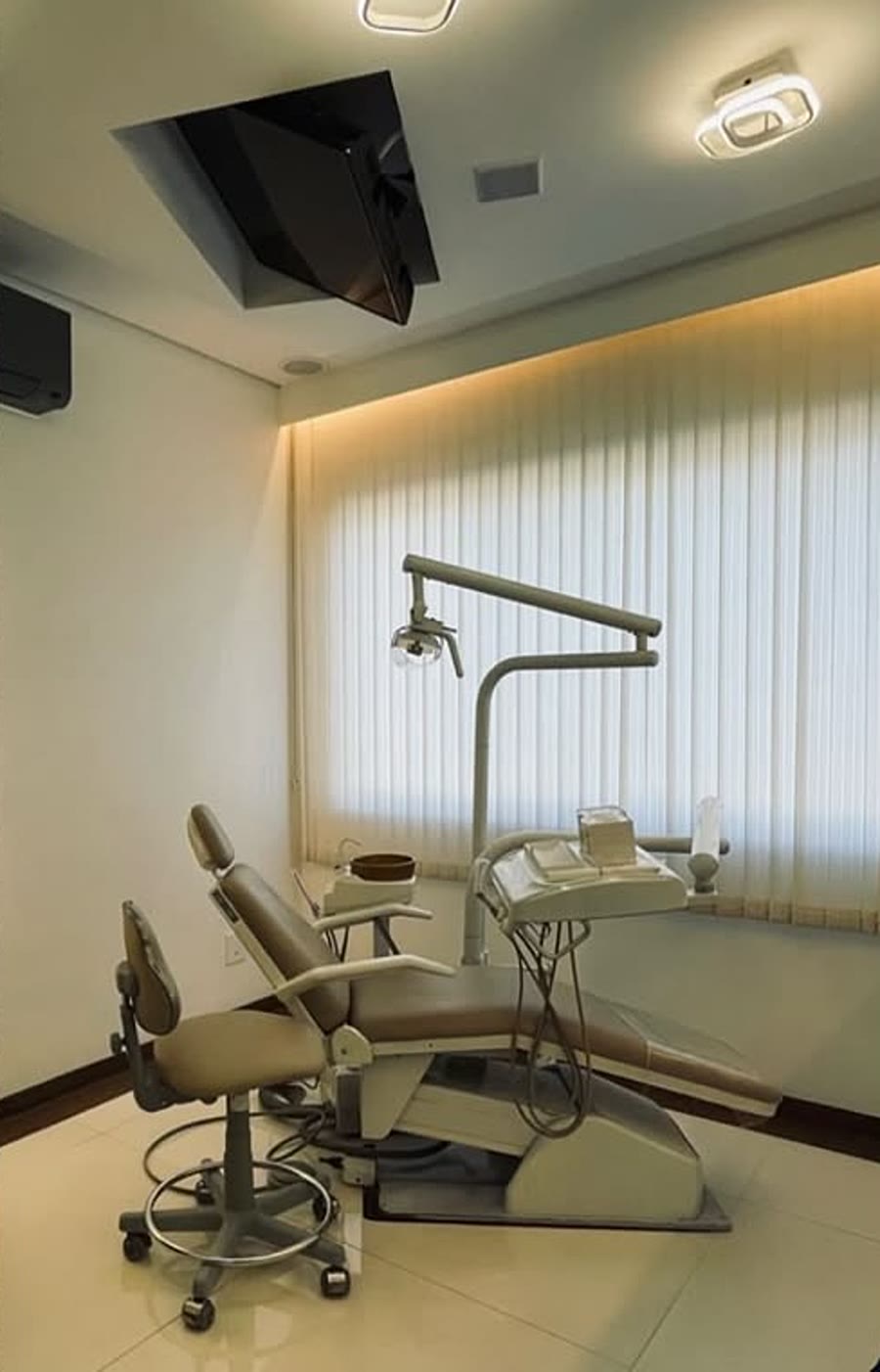 Sala de atendimento da A. Senno Odontologia